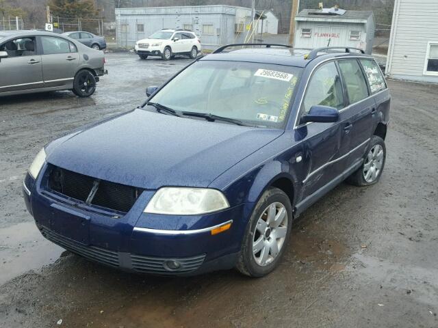 WVWWH63B73E161522 - 2003 VOLKSWAGEN PASSAT GLX BLUE photo 2
