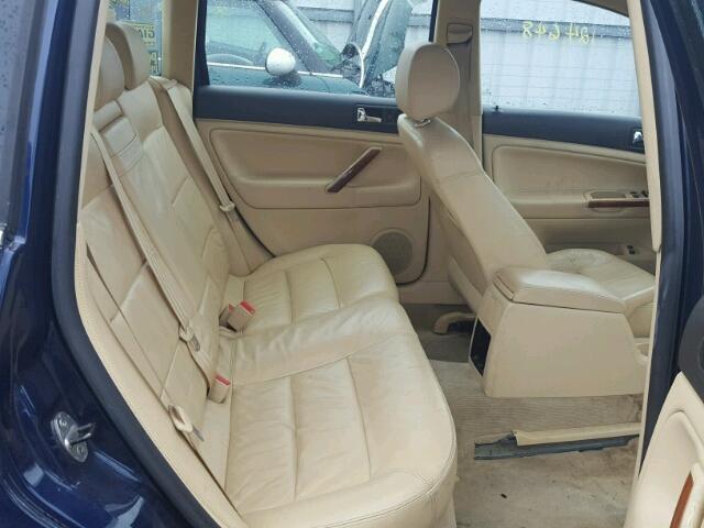 WVWWH63B73E161522 - 2003 VOLKSWAGEN PASSAT GLX BLUE photo 6