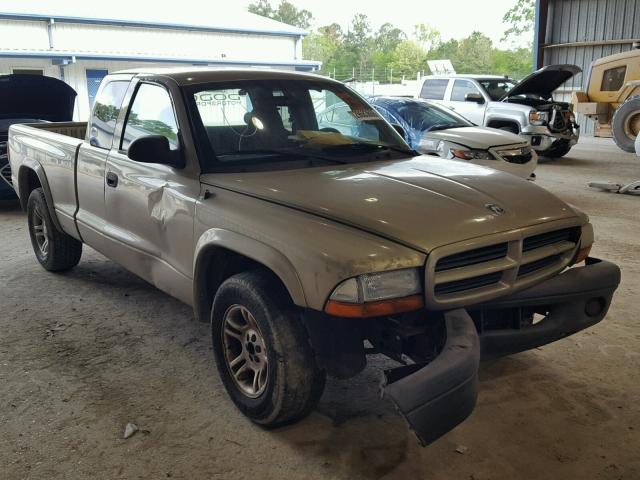 1D7HL12X33S263334 - 2003 DODGE DAKOTA SXT GOLD photo 1