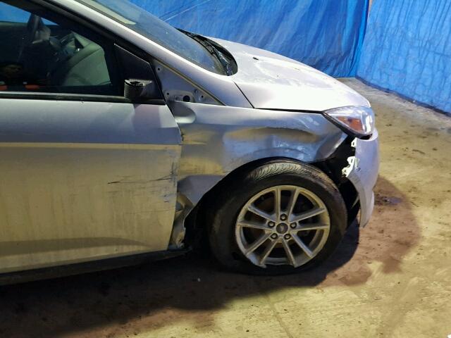 1FADP3K28GL364162 - 2016 FORD FOCUS SE SILVER photo 9