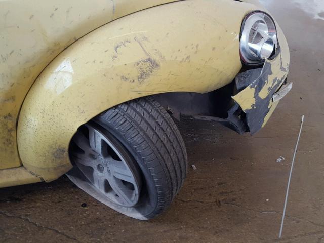 3VWRW31C06M407951 - 2006 VOLKSWAGEN NEW BEETLE ყვითელი ფოტო 9
