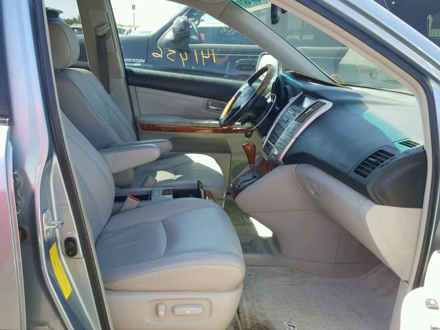 2T2GA31U25C039597 - 2005 LEXUS RX 330 BLUE photo 5