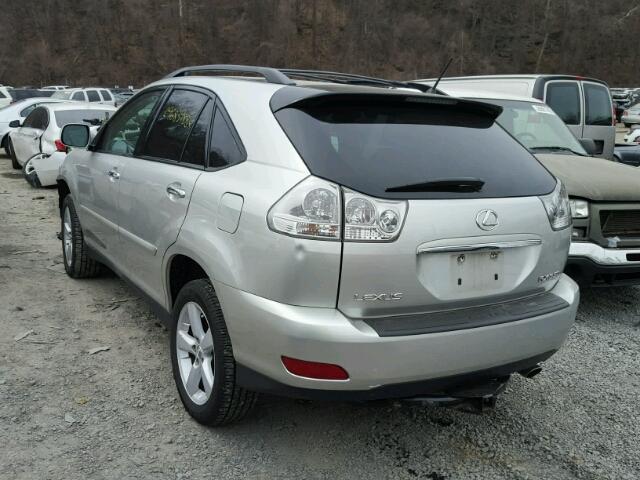 2T2HK31U08C089498 - 2008 LEXUS RX 350 SILVER photo 3