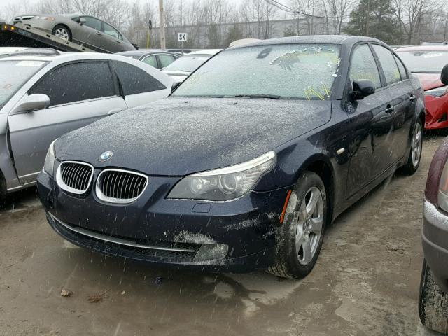 WBANV93518CZ67887 - 2008 BMW 535 XI BLUE photo 2