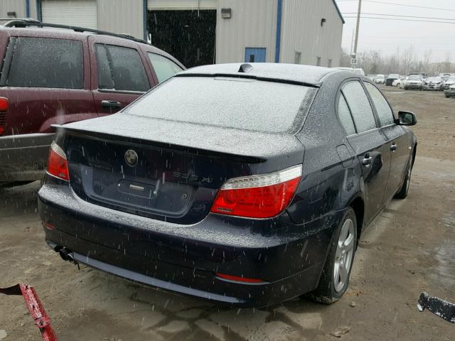 WBANV93518CZ67887 - 2008 BMW 535 XI BLUE photo 4