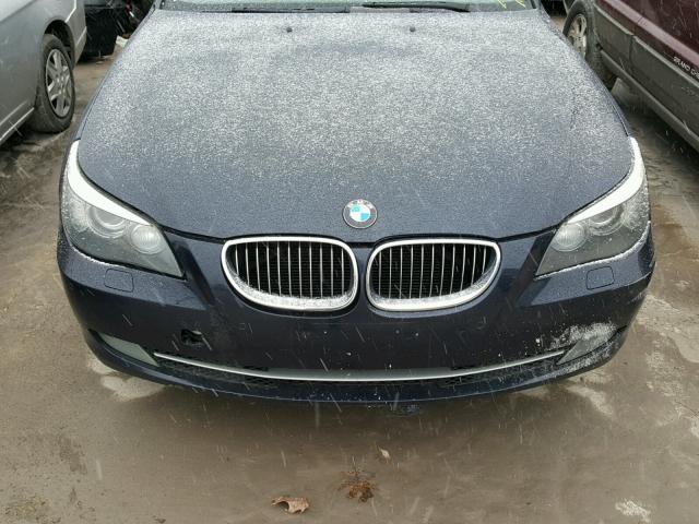 WBANV93518CZ67887 - 2008 BMW 535 XI BLUE photo 7