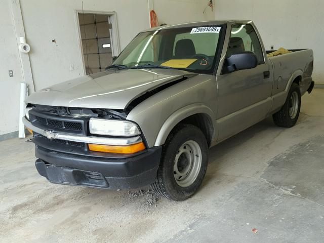 1GCCS14H638135955 - 2003 CHEVROLET S TRUCK S1 GRAY photo 2