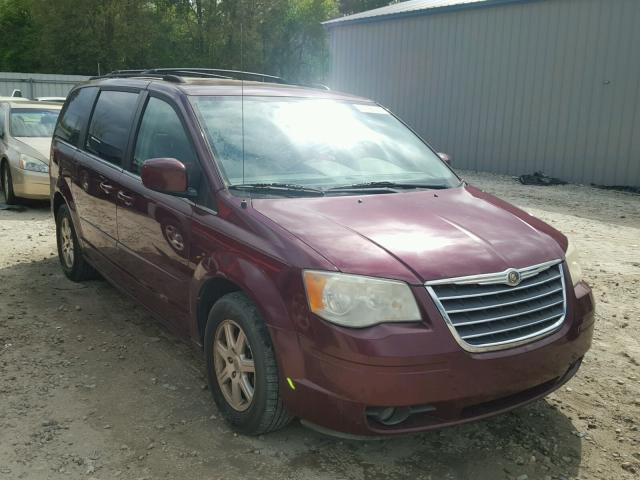 2A8HR54PX8R673143 - 2008 CHRYSLER TOWN & COU BURGUNDY photo 1