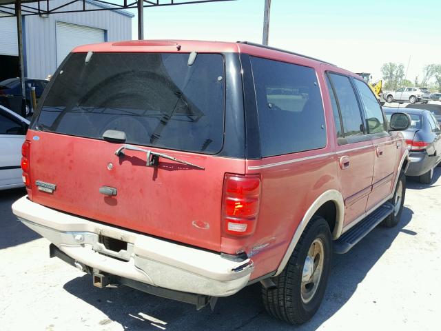 1FMPU18L1WLA36788 - 1998 FORD EXPEDITION RED photo 4