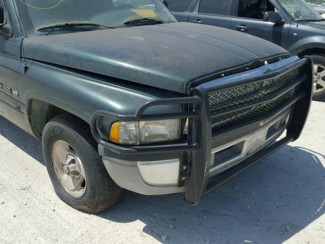 3B7HC13ZXYG106778 - 2000 DODGE RAM 1500 GREEN photo 9