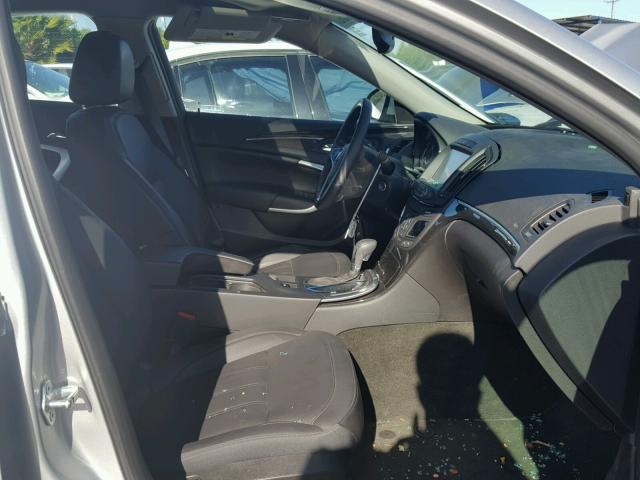 2G4GK5EX2G9206265 - 2016 BUICK REGAL SILVER photo 5