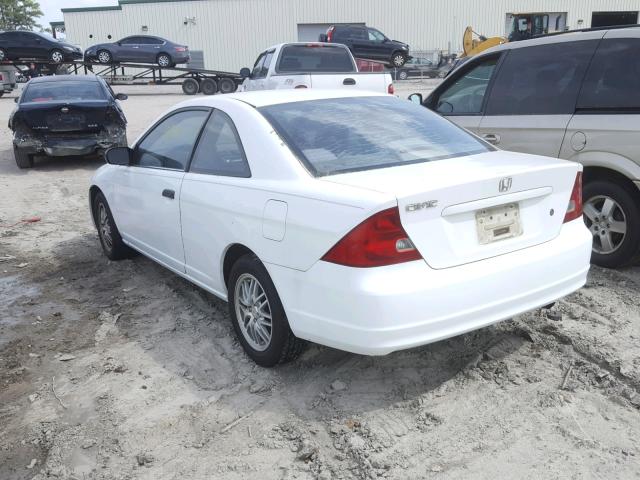 1HGEM22591L052209 - 2001 HONDA CIVIC LX WHITE photo 3