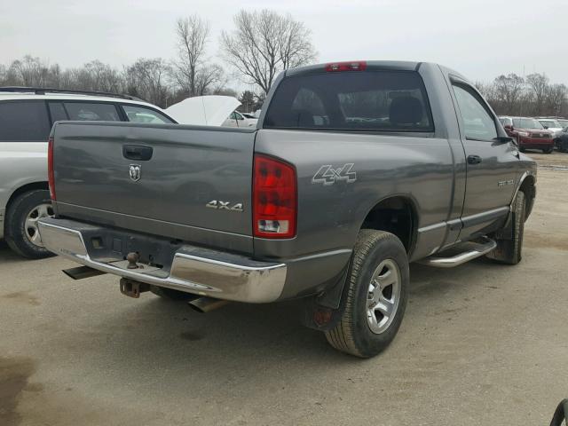 1D7HU16N95J528871 - 2005 DODGE RAM 1500 S GRAY photo 4