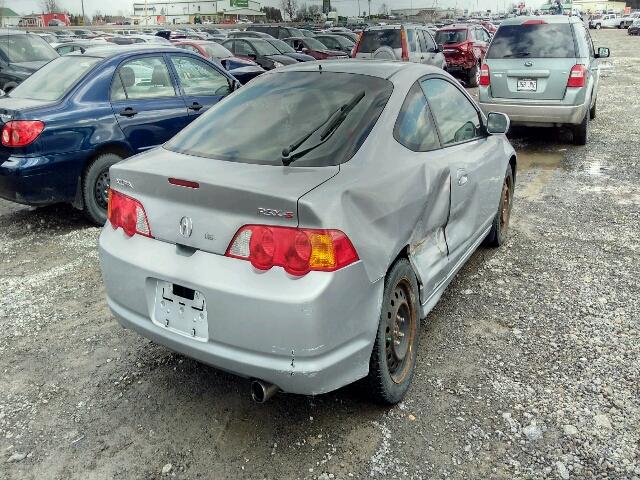 JH4DC53062C805647 - 2002 ACURA RSX TYPE-S SILVER photo 4