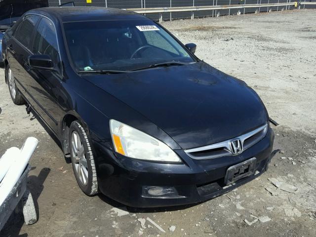 1HGCM66877A063569 - 2007 HONDA ACCORD EX BLACK photo 1