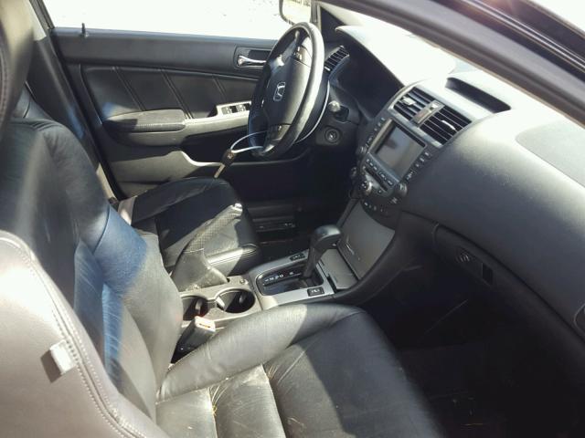 1HGCM66877A063569 - 2007 HONDA ACCORD EX BLACK photo 5