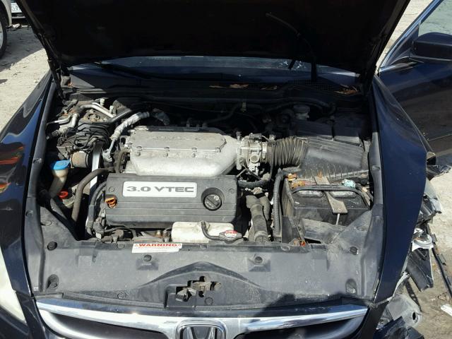 1HGCM66877A063569 - 2007 HONDA ACCORD EX BLACK photo 7