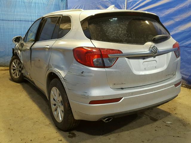 LRBFX2SA7JD002716 - 2018 BUICK ENVISION E SILVER photo 3