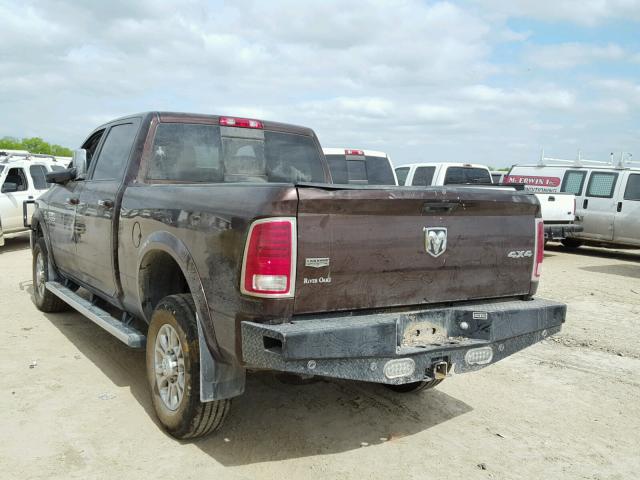 3C6UR5FL9FG538388 - 2015 RAM 2500 LARAM BROWN photo 3