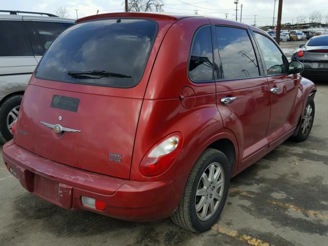 3A4FY58B97T545126 - 2007 CHRYSLER PT CRUISER BURGUNDY photo 4