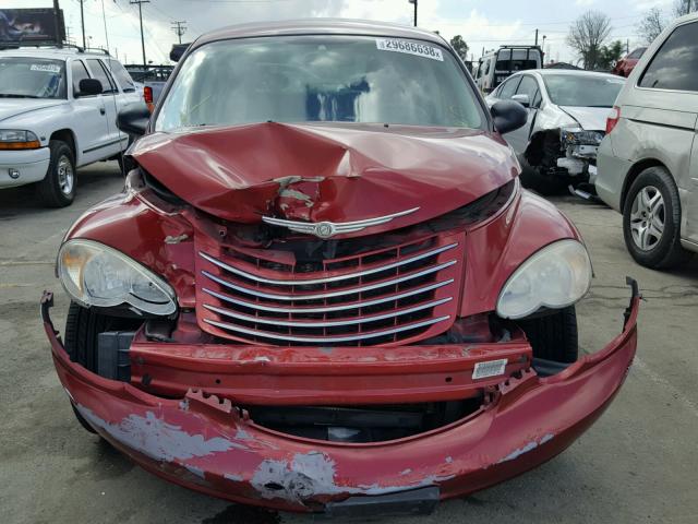 3A4FY58B97T545126 - 2007 CHRYSLER PT CRUISER BURGUNDY photo 9