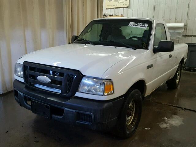 1FTYR10D86PA81430 - 2006 FORD RANGER WHITE photo 2