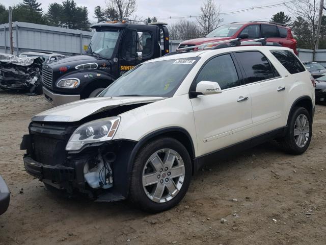 1GKLVNED0AJ118511 - 2010 GMC ACADIA SLT 白色 照片 2