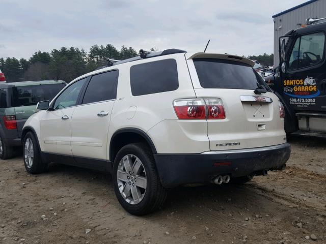 1GKLVNED0AJ118511 - 2010 GMC ACADIA SLT 白色 照片 3