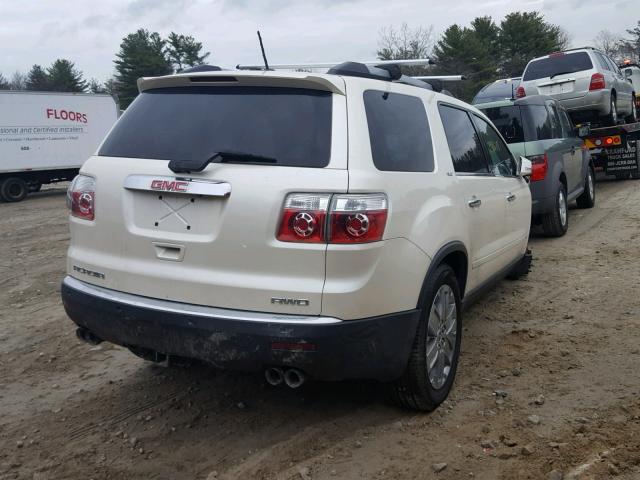 1GKLVNED0AJ118511 - 2010 GMC ACADIA SLT 白色 照片 4