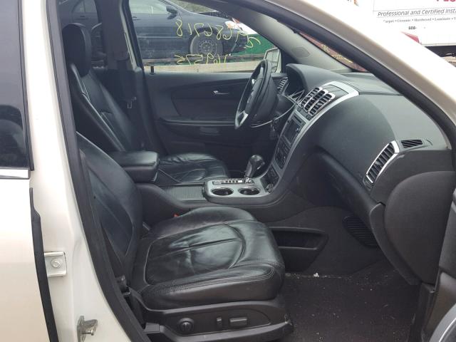 1GKLVNED0AJ118511 - 2010 GMC ACADIA SLT 白色 照片 5