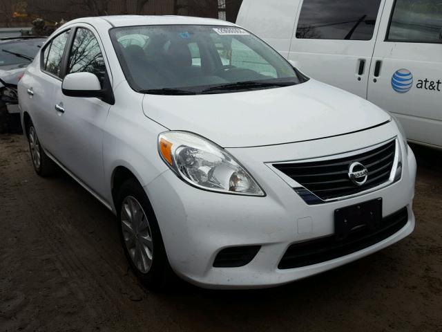 3N1CN7AP7CL919863 - 2012 NISSAN VERSA S WHITE photo 1