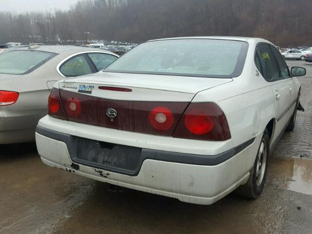 2G1WF52E739369603 - 2003 CHEVROLET IMPALA CREAM photo 4