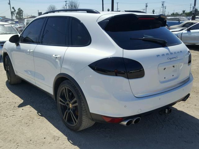 WP1AB2A23CLA47969 - 2012 PORSCHE CAYENNE S WHITE photo 3