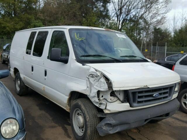 1FTRE14W16DB19318 - 2006 FORD ECONOLINE WHITE photo 1