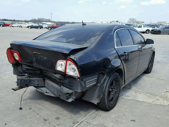 1G1ZB5EB9AF268299 - 2010 CHEVROLET MALIBU LS 黑色 照片 4