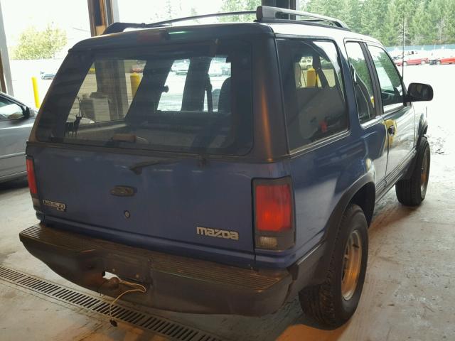 4F2CU44X5MUM00179 - 1991 MAZDA NAVAJO LX BLUE photo 4