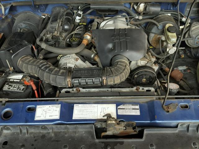 4F2CU44X5MUM00179 - 1991 MAZDA NAVAJO LX BLUE photo 7