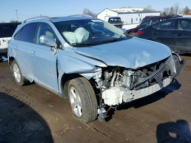 2T2BK1BA6AC057935 - 2010 LEXUS RX 350 BLUE photo 1