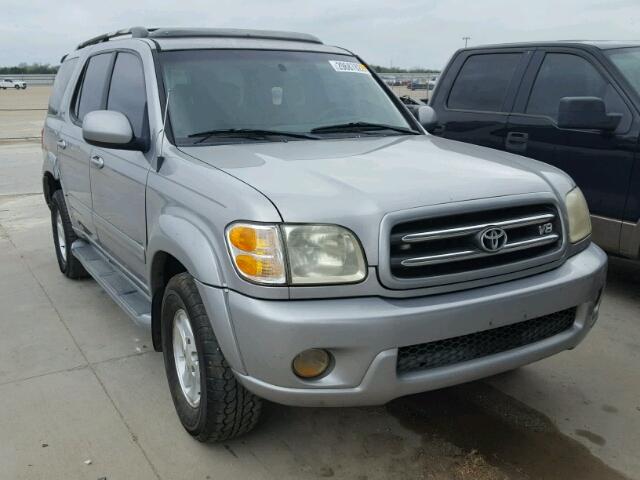 5TDZT38A91S041481 - 2001 TOYOTA SEQUOIA LI SILVER photo 1