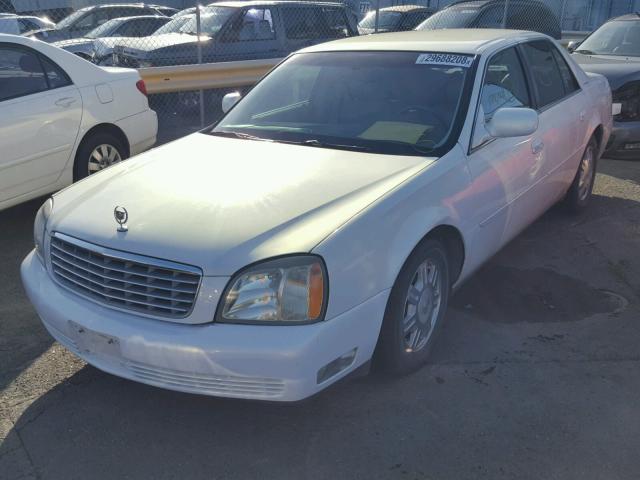 1G6KD54YX4U213341 - 2004 CADILLAC DEVILLE WHITE photo 2