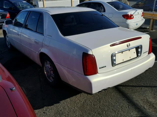 1G6KD54YX4U213341 - 2004 CADILLAC DEVILLE WHITE photo 3