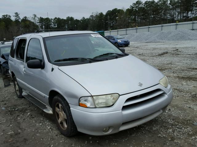 4N2ZN16T42D814354 - 2002 NISSAN QUEST SE SILVER photo 1