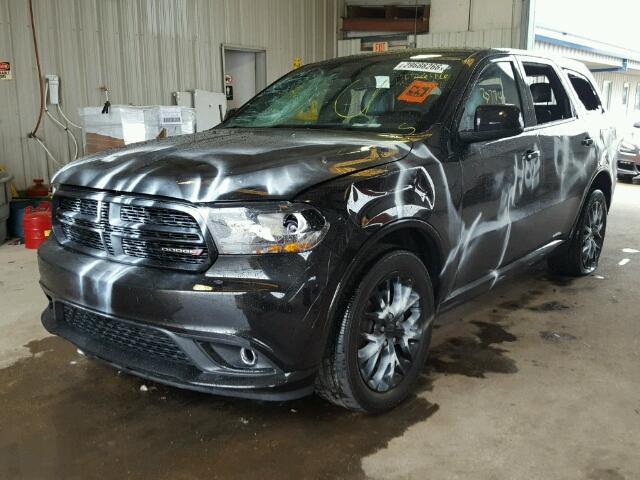 1C4RDJAG0FC801631 - 2015 DODGE DURANGO SX BLACK photo 2