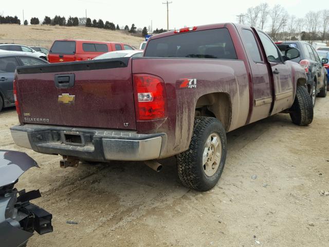 1GCEK29099Z273025 - 2009 CHEVROLET SILVERADO MAROON photo 4