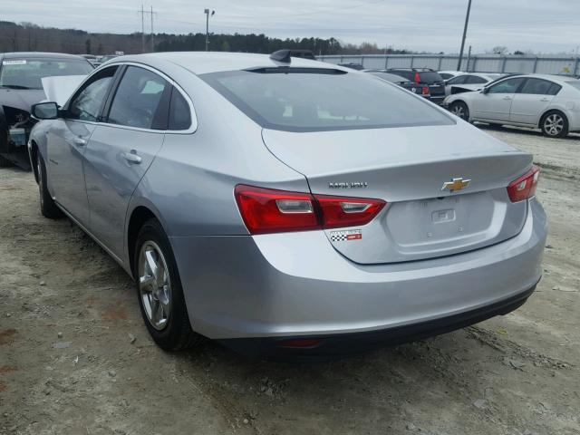 1G1ZB5ST5HF202887 - 2017 CHEVROLET MALIBU LS ვერცხლისფერი ფოტო 3