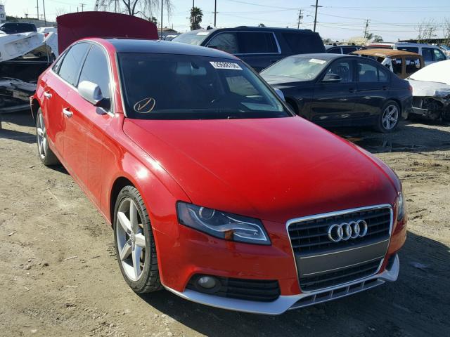 WAUAFAFL2CA118749 - 2012 AUDI A4 PREMIUM RED photo 1