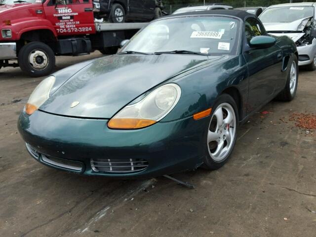 WP0CB29882U662965 - 2002 PORSCHE BOXSTER S GREEN photo 2