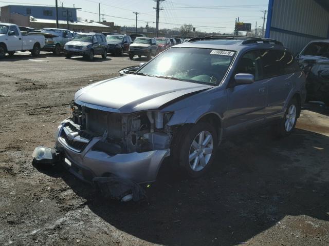 4S4BP66C497318776 - 2009 SUBARU OUTBACK 2. SILVER photo 2