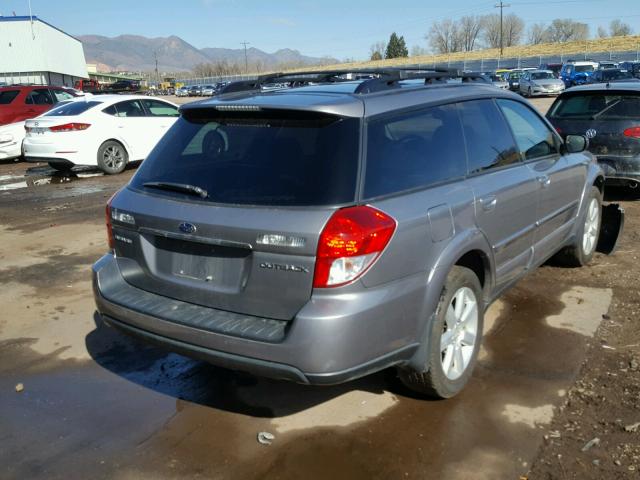 4S4BP66C497318776 - 2009 SUBARU OUTBACK 2. SILVER photo 4