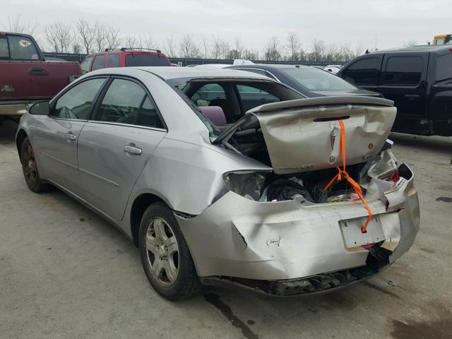 1G2ZG558164139431 - 2006 PONTIAC G6 SE1 SILVER photo 3